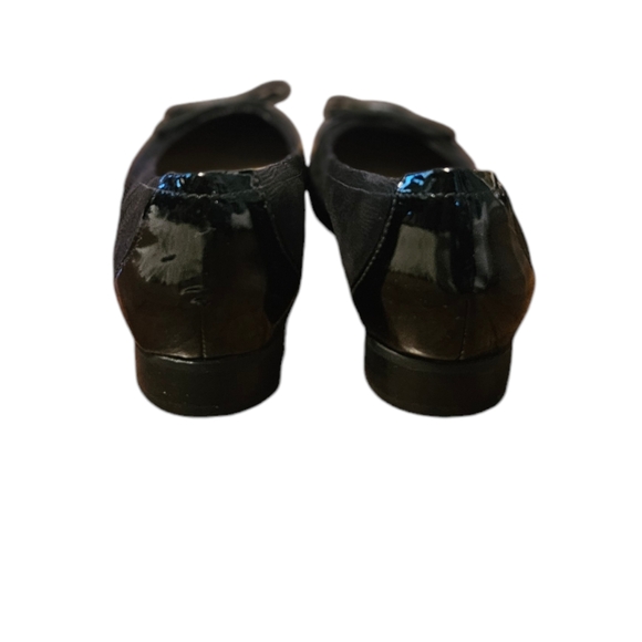 Unstructured By Clarks Un Blush Cap Women's Ballet Flat Bow Shoe Black Size 7M - Picture 3 of 8